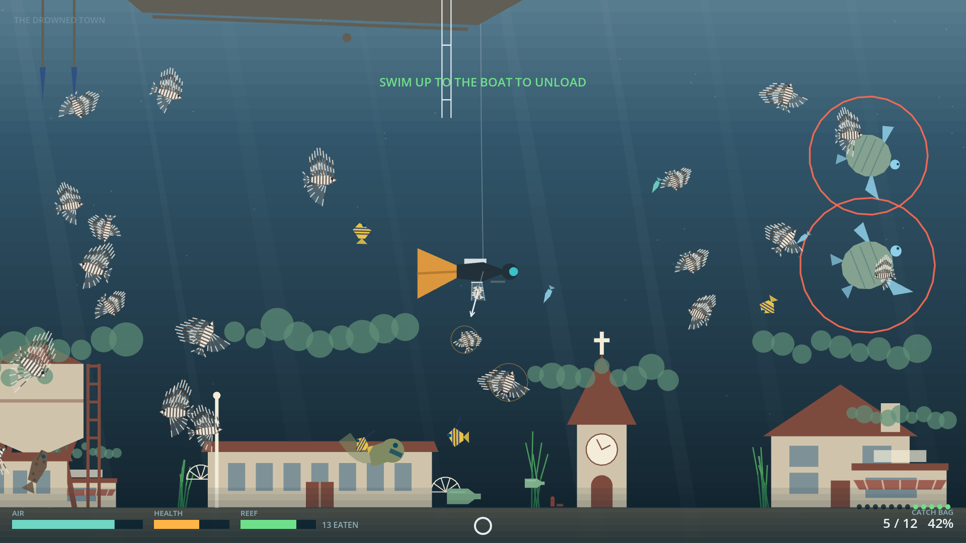 Diving the drowned town site